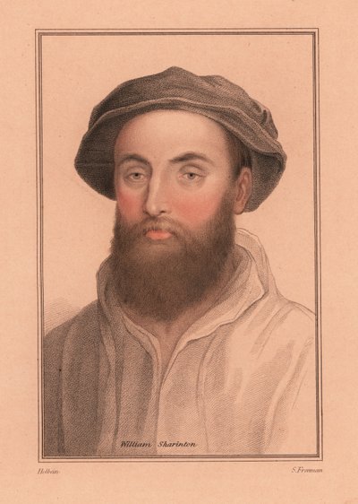 Sir William Sharington, VIII. Henrik angol udvaronc, 1812 (metszet) alkotó: Hans (after) Holbein the Younger