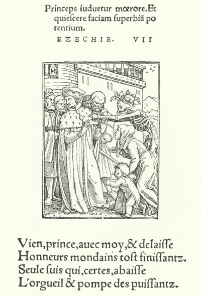 A választófejedelem (metszet) alkotó: Hans (after) Holbein the Younger