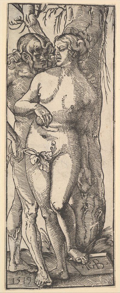 Ádám és Éva, 1519. alkotó: Hans Baldung