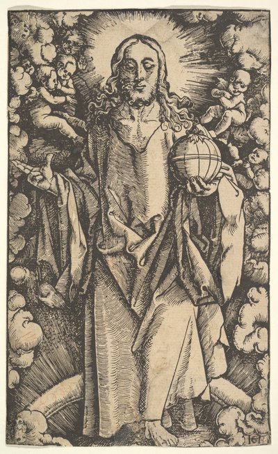 Krisztus földgömbbel, 15-16. század. alkotó: Hans Baldung
