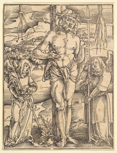 Fájdalmas ember, Urunk Jézus Krisztus szenvedésének tükréből, 1507 alkotó: Hans Baldung