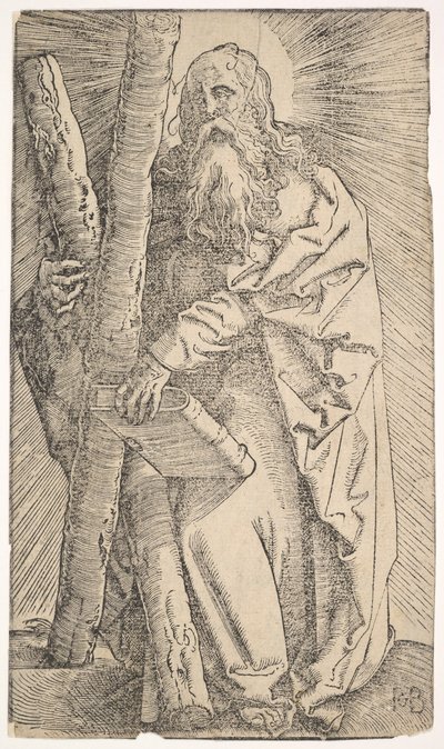Szent András Krisztustól és az apostoloktól, 1519. alkotó: Hans Baldung