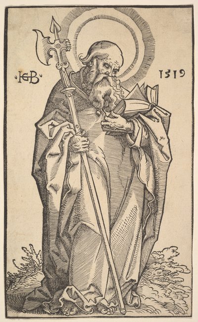 Szent Máté Krisztustól és az apostoloktól, 1519. alkotó: Hans Baldung