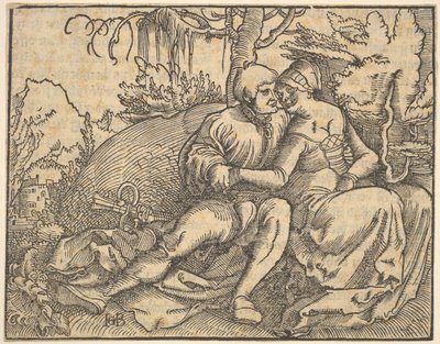 Tízparancsolat hatodik, Die zehe gebot. alkotó: Hans Baldung