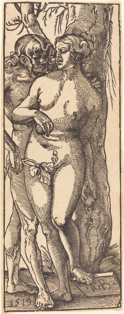 Ádám és Éva, 1519 alkotó: Hans Baldung Grien