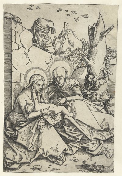 Mária és gyermeke Annával és Józseffel Anna te Drieën és Joseph alkotó: Hans Baldung Grien