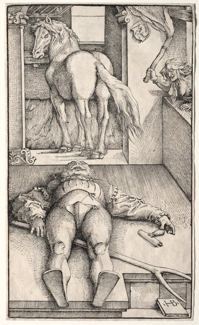 A megbabonázott vőlegény, 1544. alkotó: Hans Baldung Grien