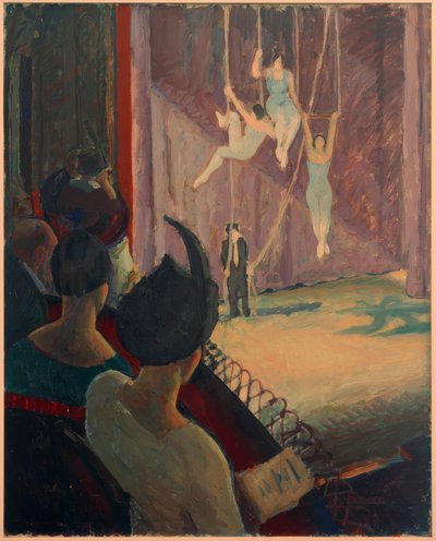 Trapézcsoport a Vaudeville-ben alkotó: Hans Barthelmess