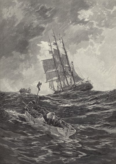Megmentve (gravírozás) alkotó: Hans Bohrdt