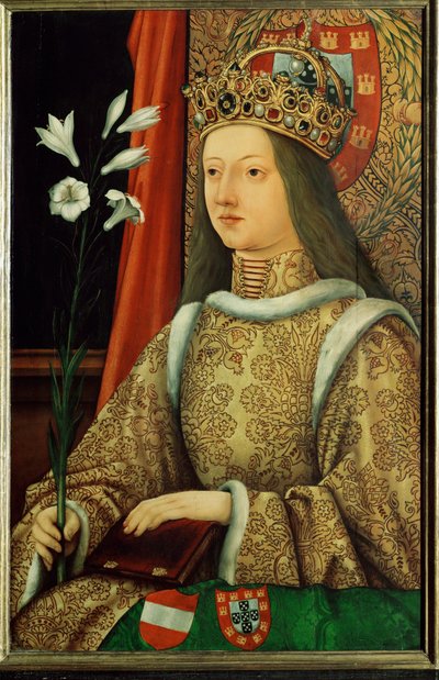 Eleanor of Portugal (festmény fára) alkotó: Hans Burgkmair