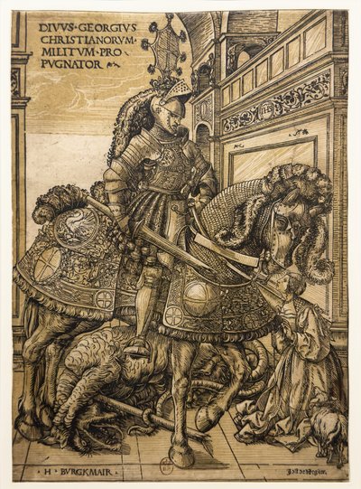 Szent György és a sárkány alkotó: Hans Burgkmair