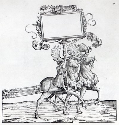 Jelenet Maximilian diadalmenetéből, 1516-1518 körül (fametszet) alkotó: Hans Burgkmair