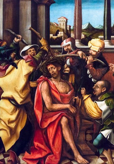 A töviskoronázás, 1520-1524 körül (Tempera és olaj, lucfenyő) alkotó: Hans Burgkmair