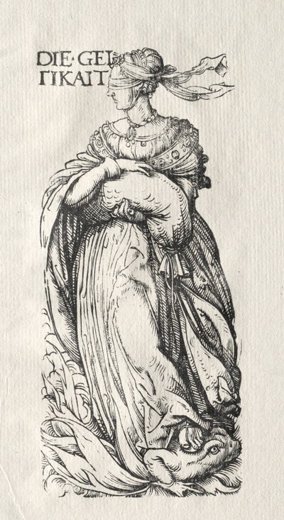 A hét gonoszság: Kapzsiság, c. 1510. alkotó: Hans Burgkmair
