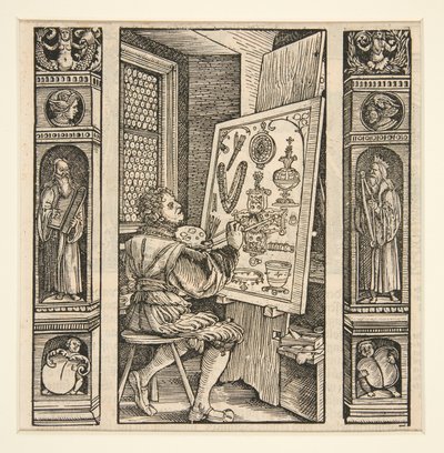 Az ékszerfestő Petrarchából alkotó: Hans Burgkmair the Elder