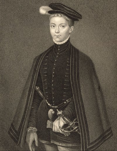 Henry Stewart (1545-67) Lord Darnley portréja, a „Lodge