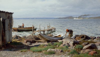 A képre nincs írva cím alkotó: Hans Gude