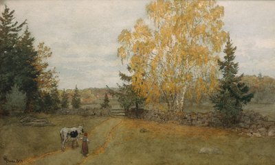 Naplemente alkotó: Hans Gude