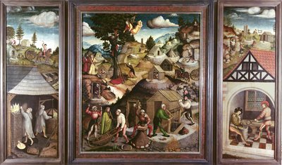 Bányászati táj, 1521 alkotó: Hans Hesse