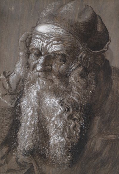 Egy öreg, 93 éves: Szent Jeromos (ecset és tinta) alkotó: Hans Hoffmann