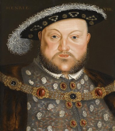 Henrik angol király portréja alkotó: Hans, Holbein