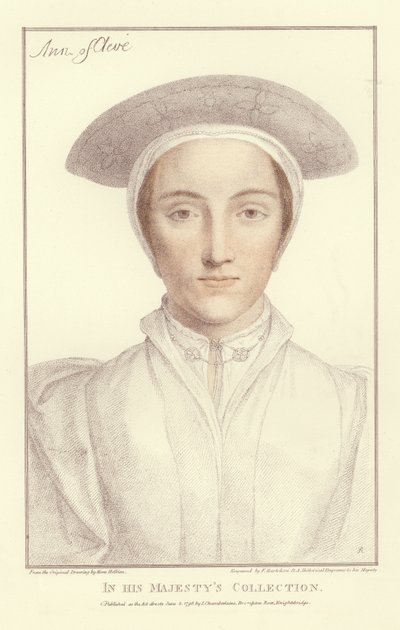 Clevesi Anna (akvatinta) alkotó: Hans Holbein der Jüngere