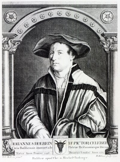 Hans Holbein ifjabb, Bartholomaus Huebner metszete, 1790 alkotó: Hans Holbein der Jüngere