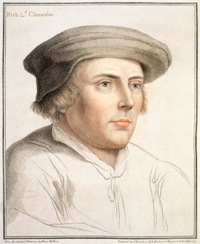 Richard Rich, Gazdag első báró (kb. 1496-1567) Francesco Bartolozzi (1727-1815) metszete alkotó: Hans Holbein der Jüngere