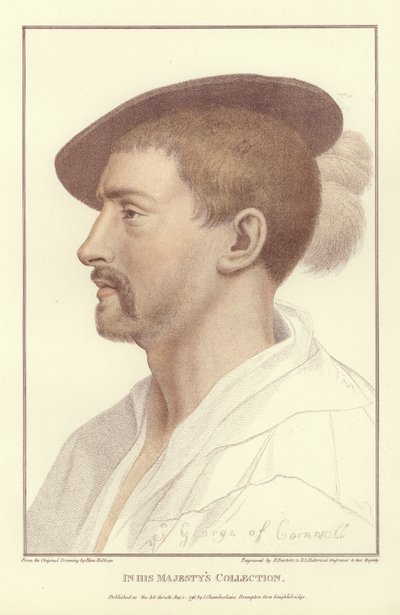Simon George of Quocout (akvatinta) alkotó: Hans Holbein der Jüngere