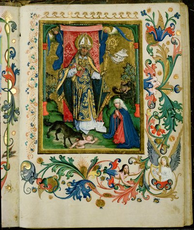Szent Ágoston a Szűzanyával és a Gyermekkel alkotó: Hans Holbein der Jüngere