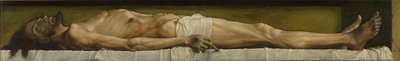 A halott Krisztus, 1521 (tempera a panelen) alkotó: Hans Holbein der Jüngere