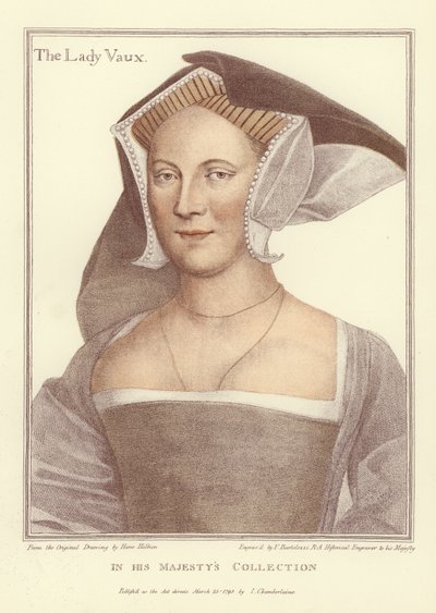 A Lady Vaux (akvatinta) alkotó: Hans Holbein der Jüngere