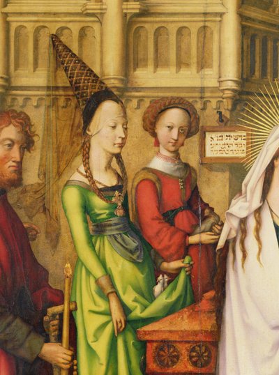 Részlet: Krisztus ábrázolása a templomban, 1500 (lásd még: 147225) alkotó: Hans Holbein the Elder