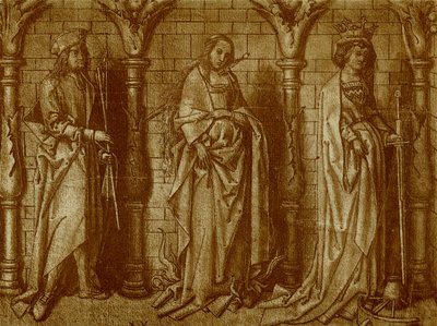St. Willibald, Lucia és Katharina alkotó: Hans Holbein the Elder