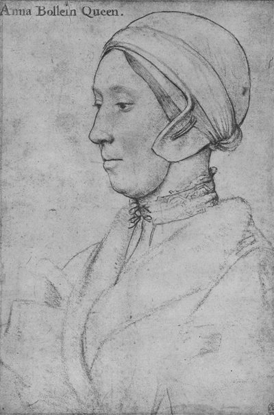 Boleyn Anne, 1533-1536, 1945 alkotó: Hans Holbein der Jüngere