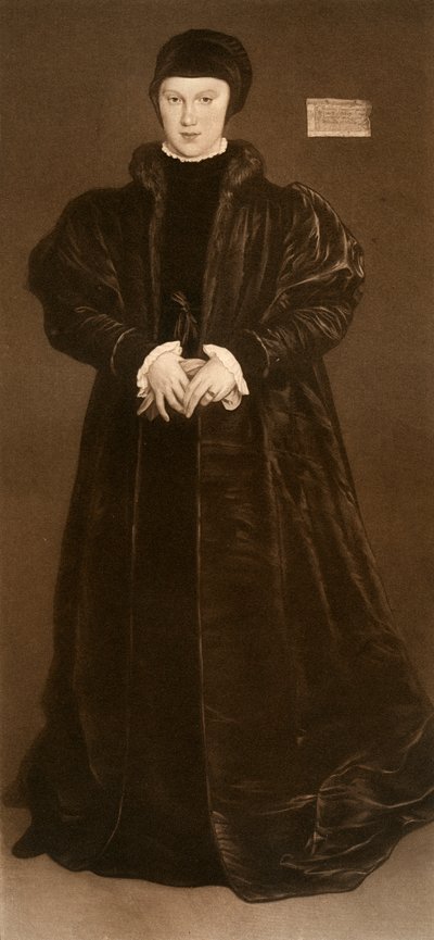 Dán Krisztina, Milánó hercegnője, 1538, 1902 alkotó: Hans Holbein der Jüngere