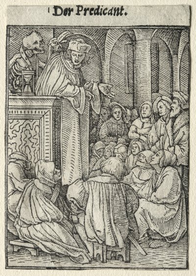 Haláltánc: A prédikátor alkotó: Hans Holbein the Younger