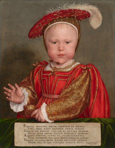 VI. Eduárd gyermekkorában alkotó: Hans Holbein the Younger