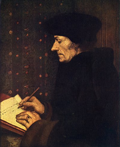 Erasmus, 1523, 1909 alkotó: Hans Holbein der Jüngere