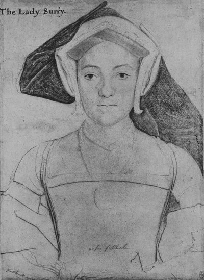 Frances, Surrey grófnője, 1532-1533, 1945 alkotó: Hans Holbein der Jüngere