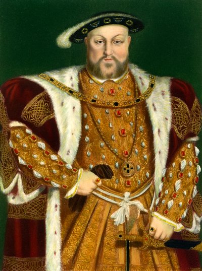 Henrik VIII, 1543, 1902. alkotó: Hans Holbein der Jüngere