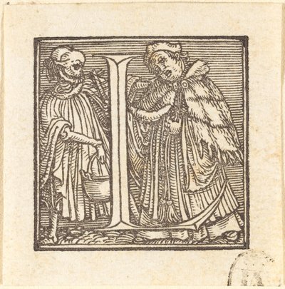 L betű. alkotó: Hans Holbein der Jüngere