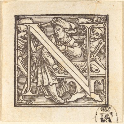 N betű alkotó: Hans Holbein der Jüngere
