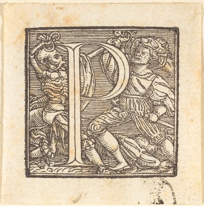 P betű alkotó: Hans Holbein der Jüngere