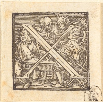 X betű alkotó: Hans Holbein der Jüngere