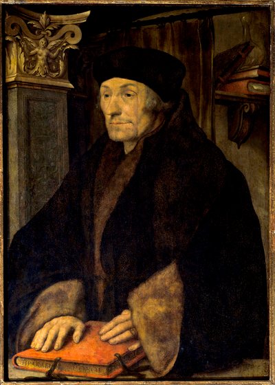 Rotterdami Erasmus portréja alkotó: Hans Holbein der Jüngere