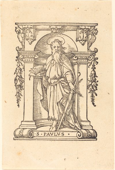 Szent Pál könyvvel és karddal. alkotó: Hans Holbein der Jüngere