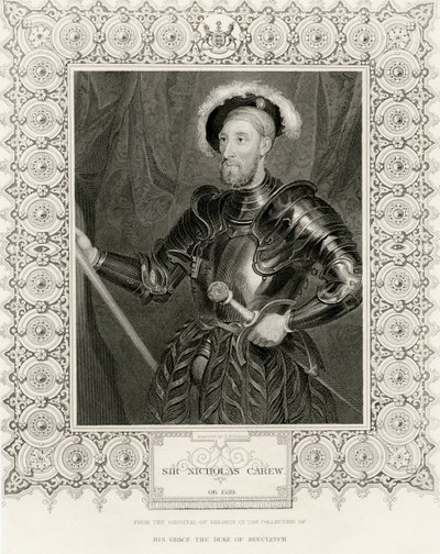 Sir Nicholas Carew alkotó: Hans Holbein der Jüngere