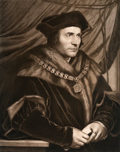 Sir Thomas More, 1527, 1902 alkotó: Hans Holbein der Jüngere
