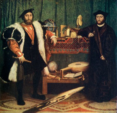 A követek, 1533, 1909 alkotó: Hans Holbein der Jüngere